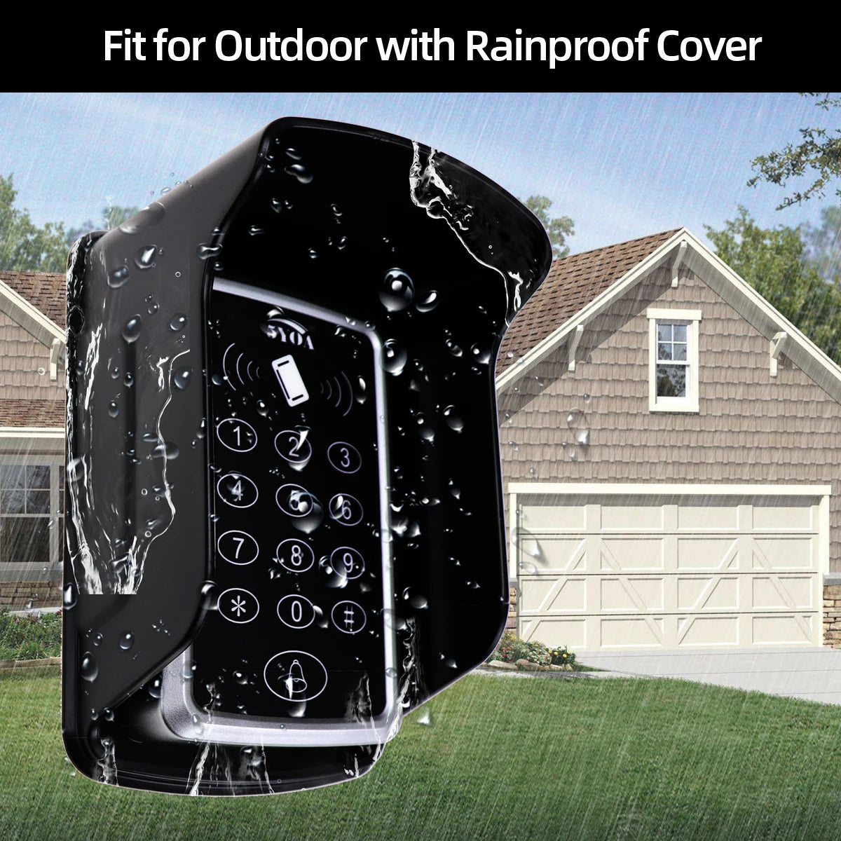 RFID Keypad Access Control System with Waterproof Cover - Smarsty