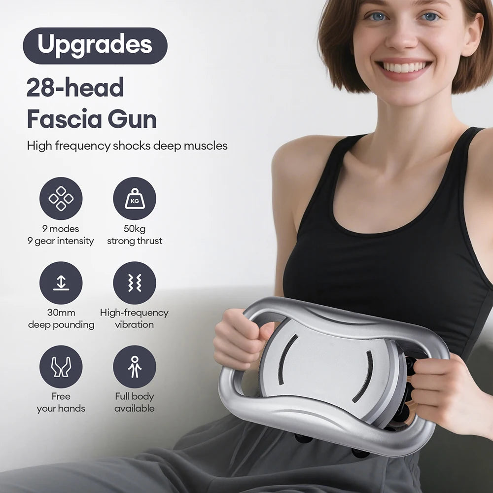 High-Frequency Vibration Body Massage Gun for Muscle Relief - Smarsty