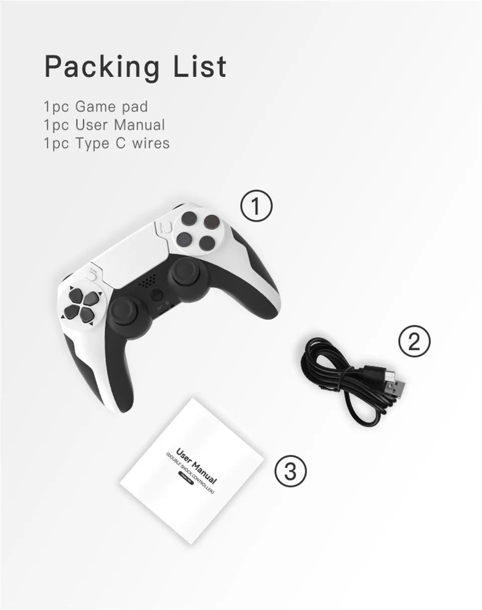 GAMINJA Wireless Bluetooth Controller with Dual Vibration - Smarsty