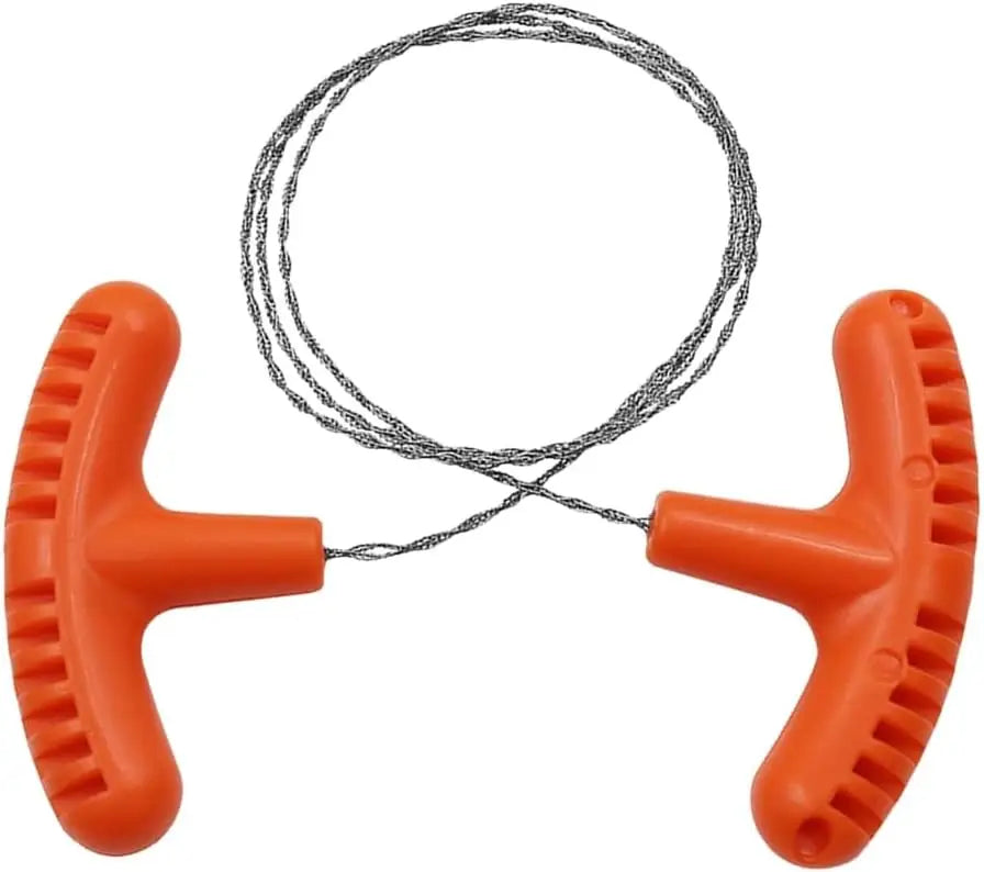 Cable Saw Stainless Steel Wire Saw Pocket Hand Saw for PVC, PE, ABS Pipes Cutting, Camping Hiking Wood Cutting by Smarsty