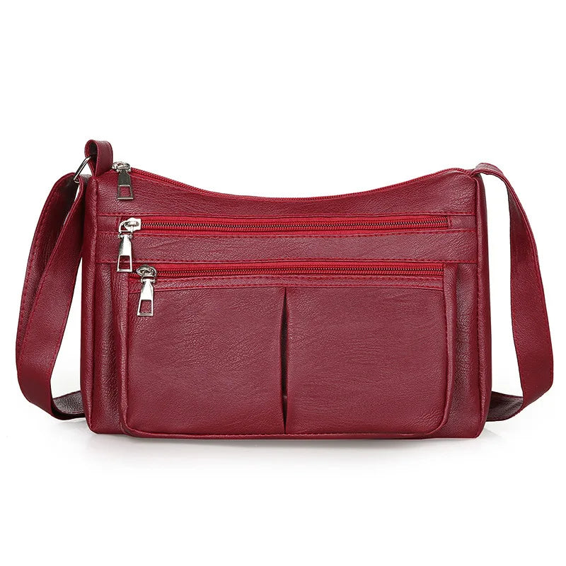 Korean Handbag Designer Leather Crossbody Bag for Women - Smarsty