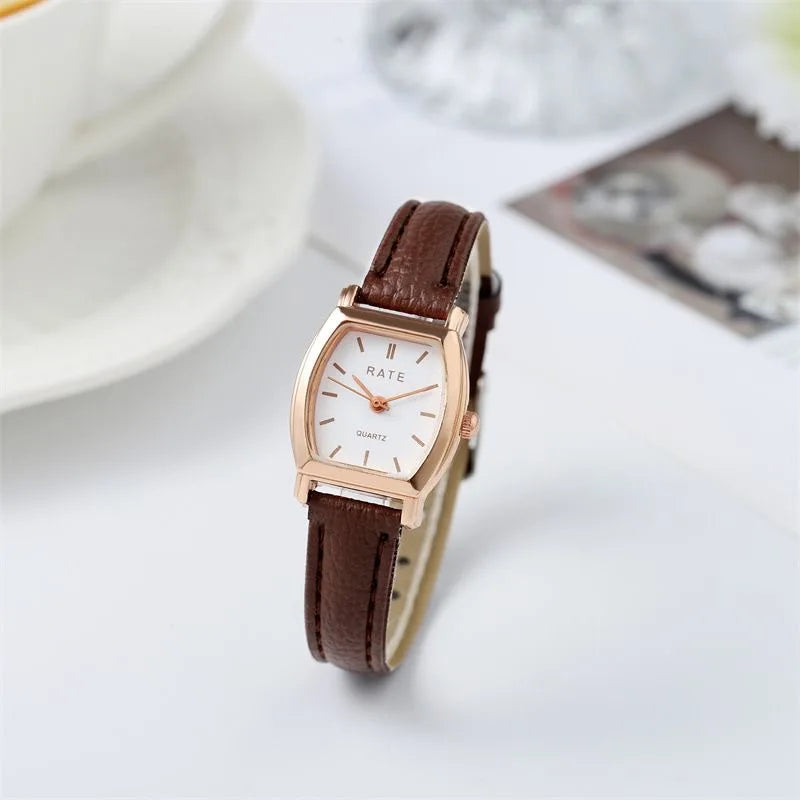 Women's Fashion Arabic Quartz Watch with Leather Band - Smarsty