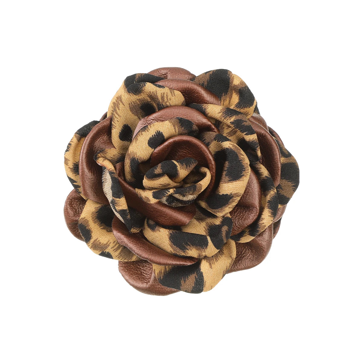 Leopard Print Hair Claw For Women Secure Vintage Hold - Smarsty