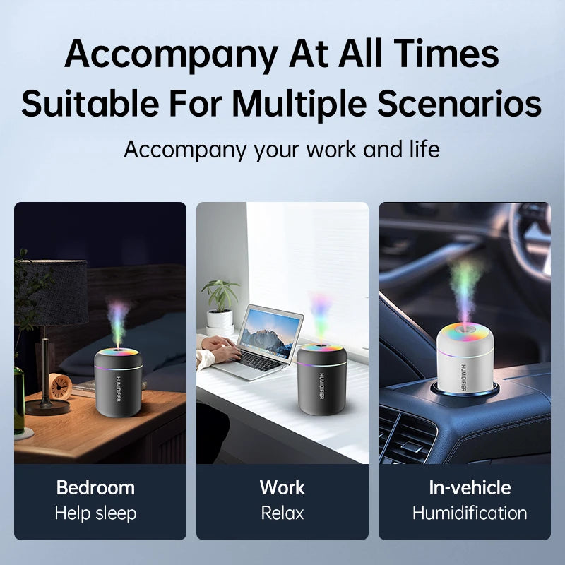 Mini USB Aroma Diffuser With Humidification Feature - Smarsty