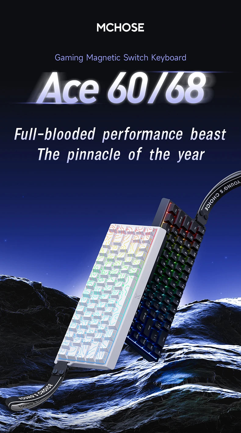 Mechanical Gaming Keyboard Rapid Trigger 8000Hz Response