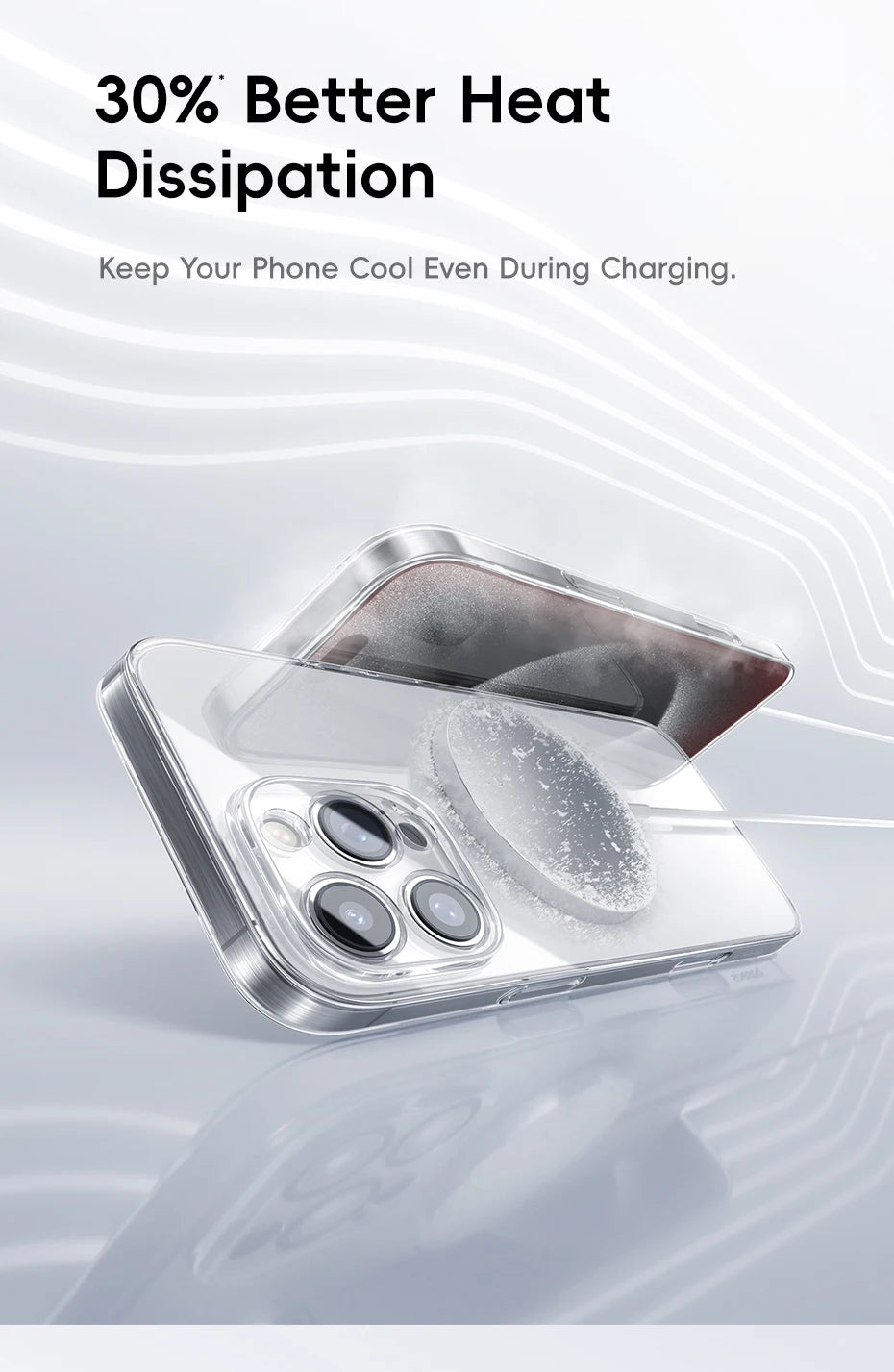 MagSafe Clear Case For iPhone 11-16 Slim Transparent - Smarsty