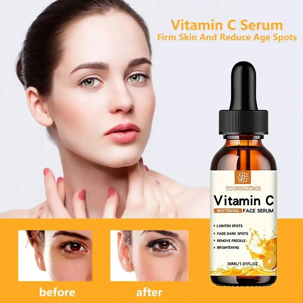 Vitamin C Facial Essence with Hyaluronic Acid for Dark Spot Removal - Smarsty