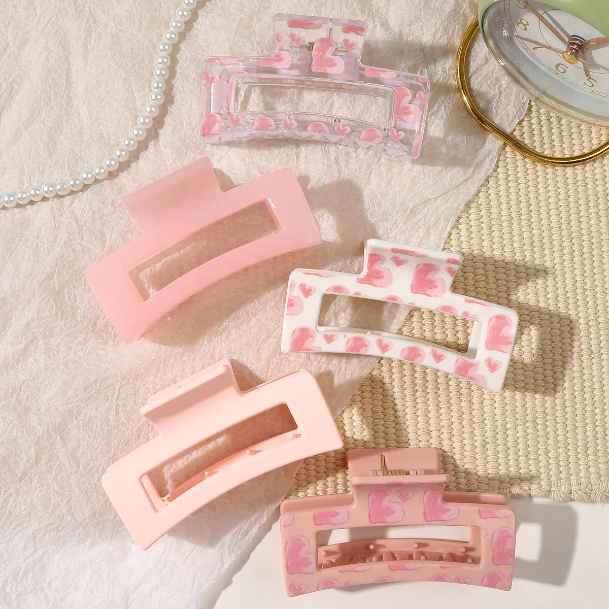 Big Hair Claw Clips Strong Nonslip Grip For Thick Hair - Smarsty