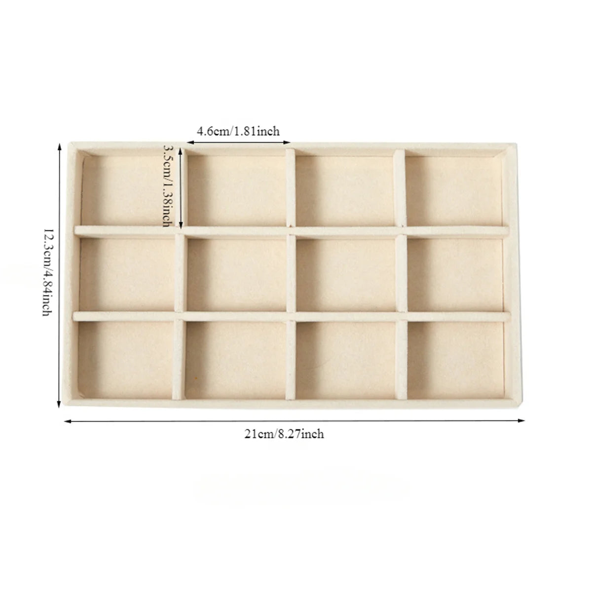 Velvet Jewelry Display Tray for Organized Storage - Smarsty