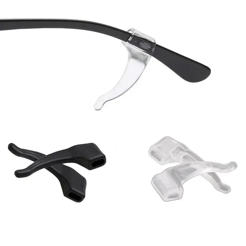 2/40pcs Silicone Ear Hook Anti-slip Glasses Leg Ear Sleeve Bracket Fastener Sunglasses Accessories Grip Anti-fall Eyewear Holder - Smarsty