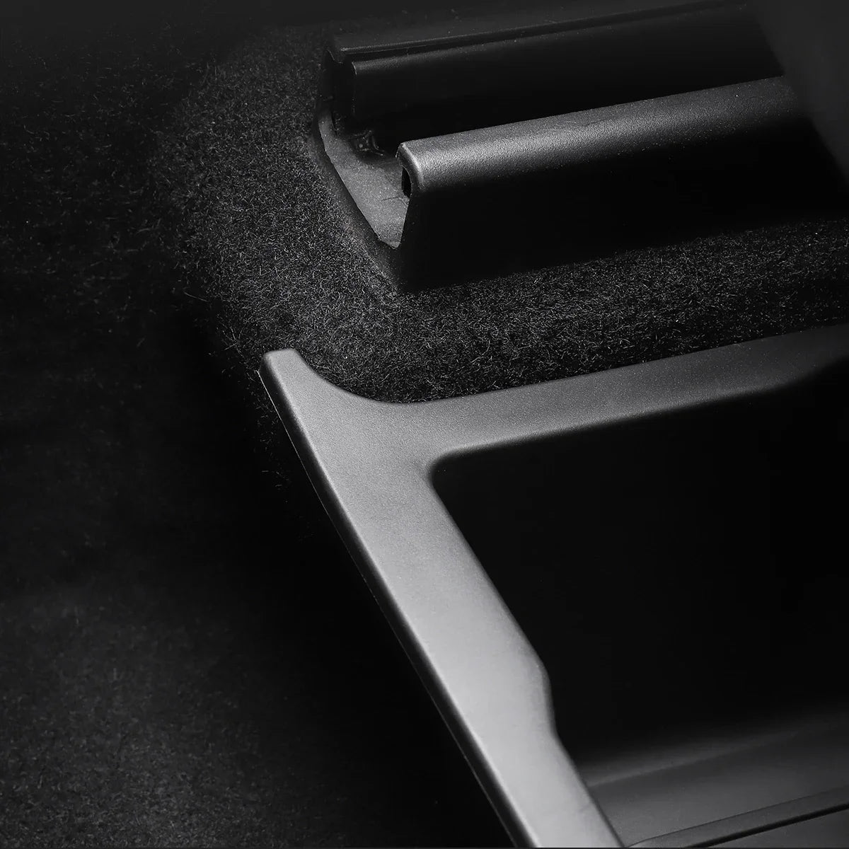 Underseat Storage Box for Tesla Model Y 2021-2024 Seats Drawer TPE Hidden Storage Tray Push Pull Car Organizer Car Accessories - Smarsty