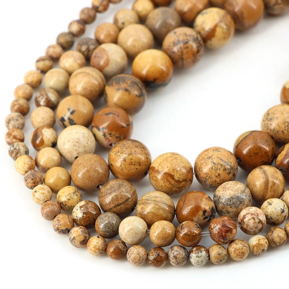 Natural Stone Beads Blue Tiger Eye Crystal Amethyst Rose Quartz Gemstone Bead for Jewelry Making Bracelet Necklace 4/6/8/10MM - Smarsty