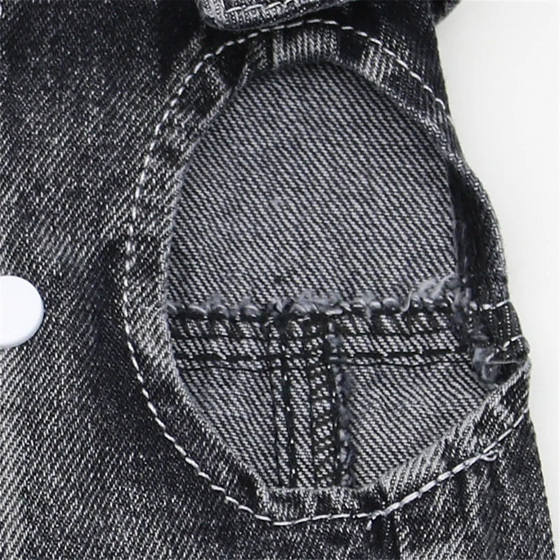 Dog Jeans Jacket for Small Dogs and Cats - Smarsty