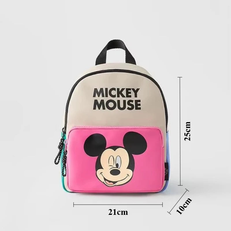 Mickey Mouse Canvas Backpack Large Capacity School Bag - Smarsty
