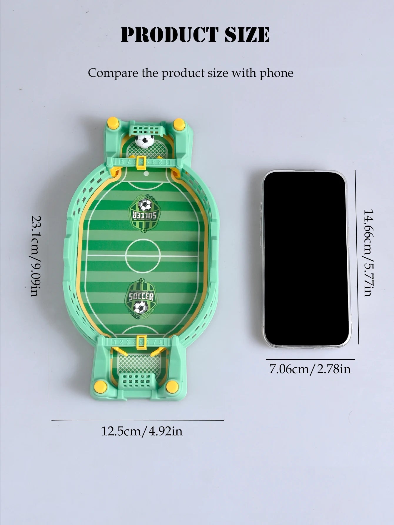 Football Table Mini Tabletop Interactive Game, Soccer Tabletops Competition Sports Games Desktop Catapult Toys for Family Game by Smarsty