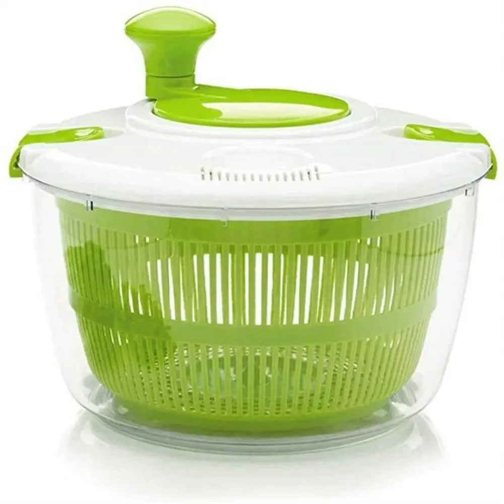 Multifunction Manual Salad Spinner Dryer Vegetable Fruit Food Dehydrator Quick Drying Kitchen Household Vegetable Dehydrator by Smarsty
