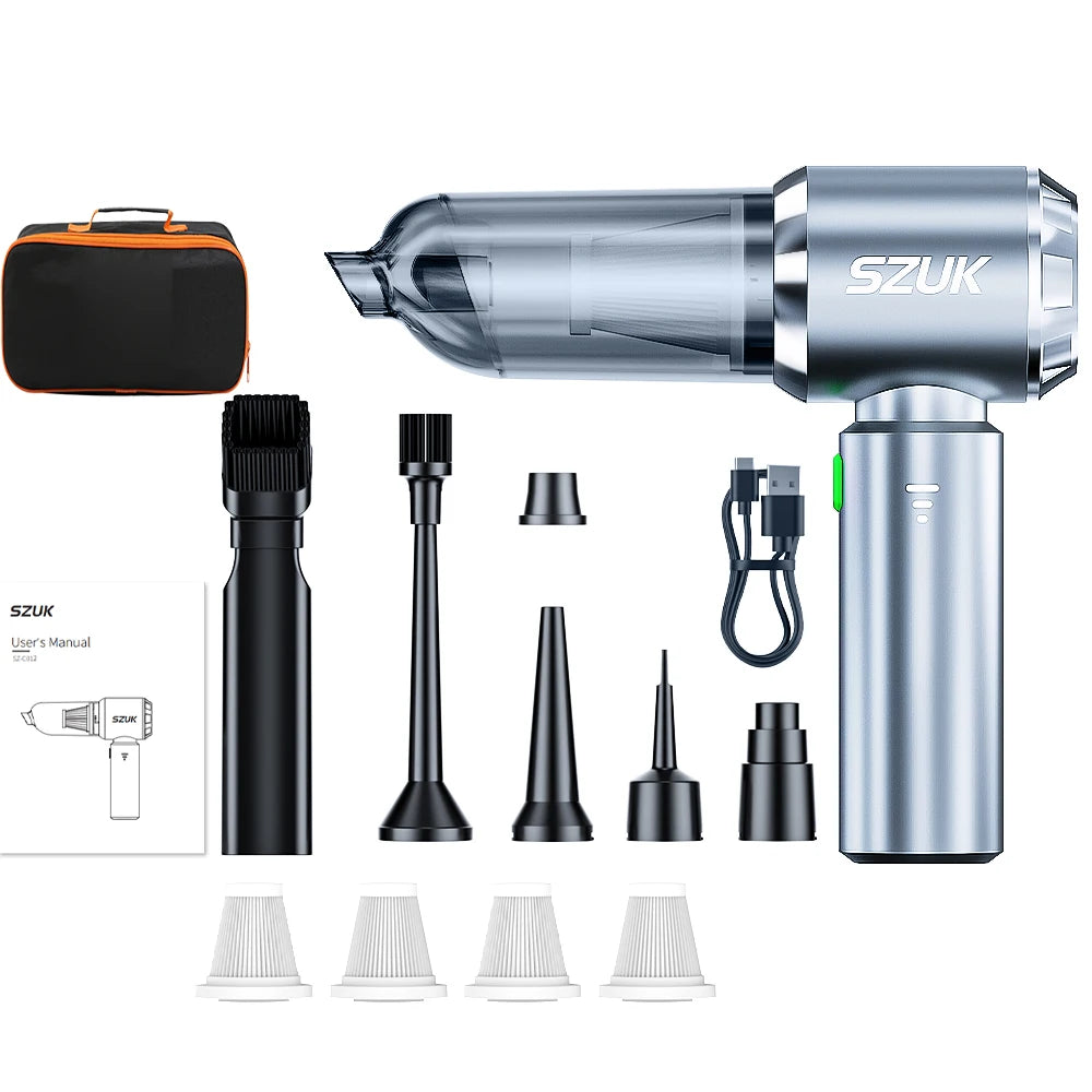 Wireless Car Vacuum Cleaner Powerful Mini Handheld For Home - Smarsty
