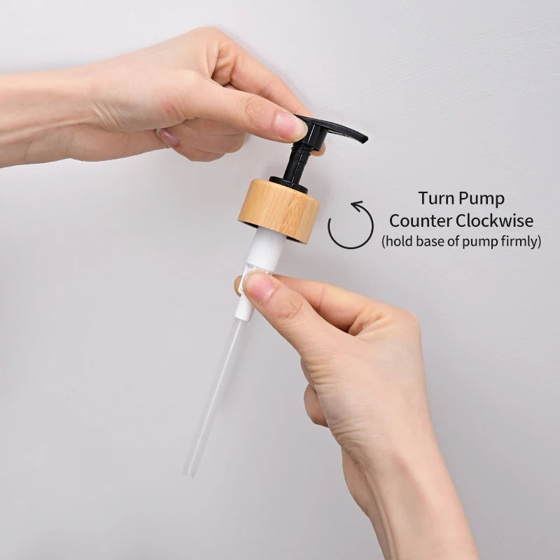 Liquid Soap Dispenser Bottle for Shampoo and Lotion - Smarsty