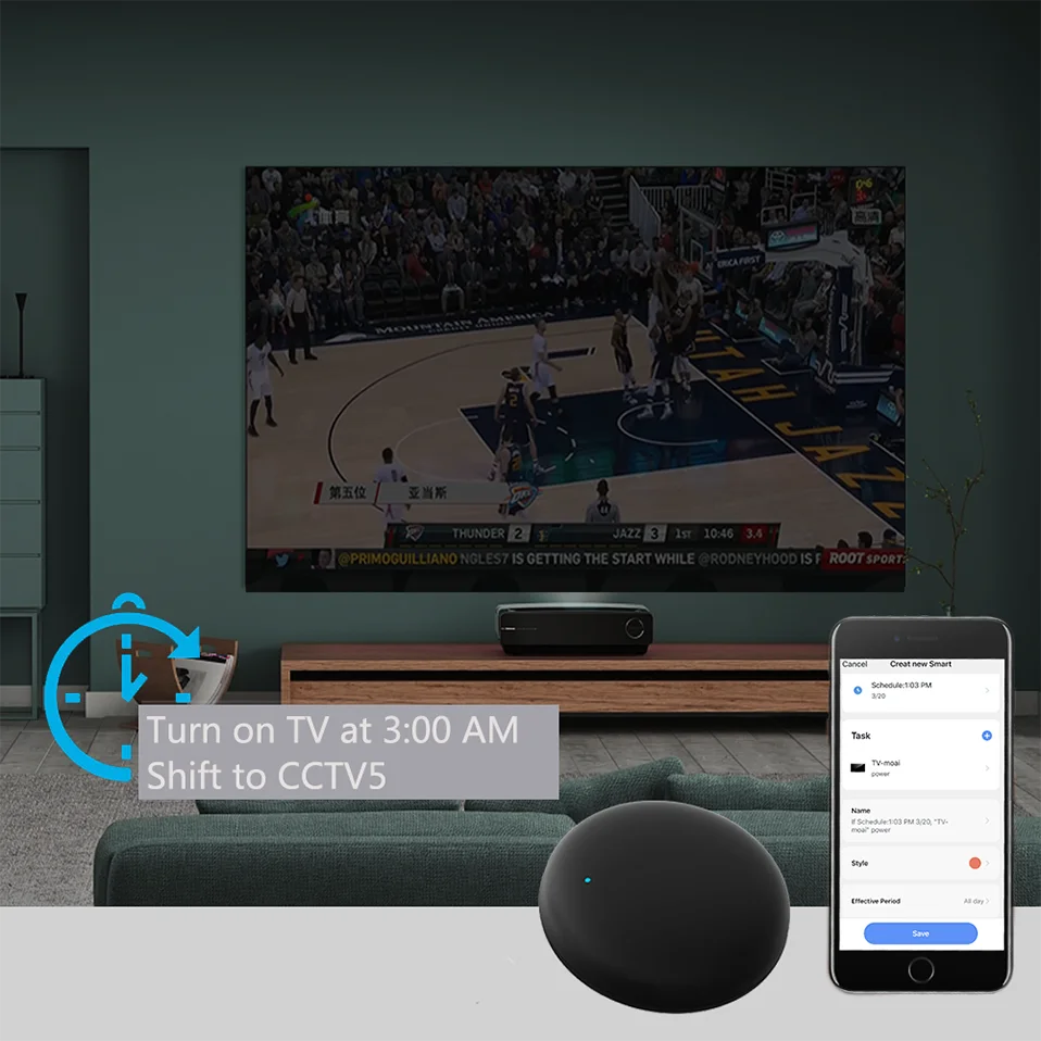 Tuya WiFi Smart IR Remote Control Compatible with Alexa - Smarsty