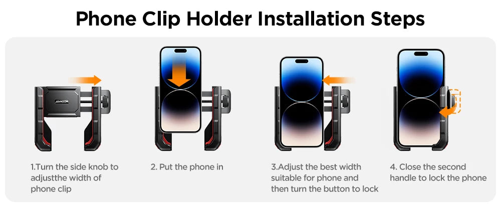 Universal Motorcycle Phone Holder With Quick Lock Mount - Smarsty