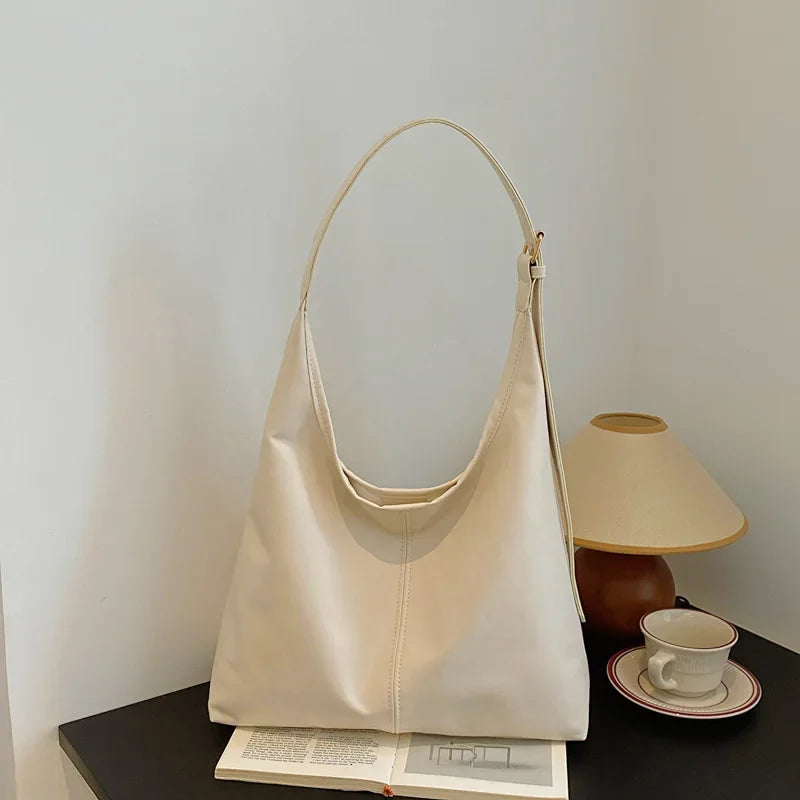 Large Tote Bag For Women Everyday Retro Simple Shoulder Bag - Smarsty