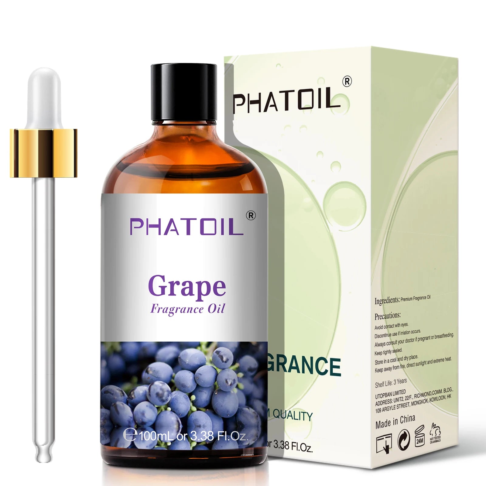 PHATOIL 100ml Sweet Fruity Fragrance Oil for Diffusers - Smarsty