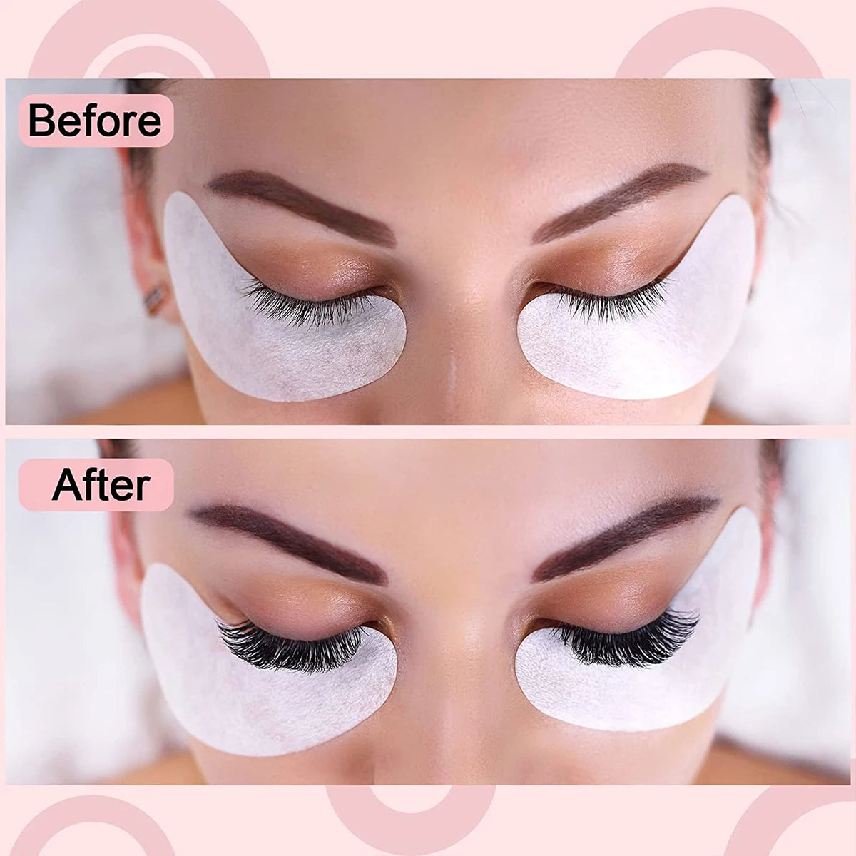 Hydrogel Eye Patches for Eyelash Extensions 50 Pairs - Smarsty