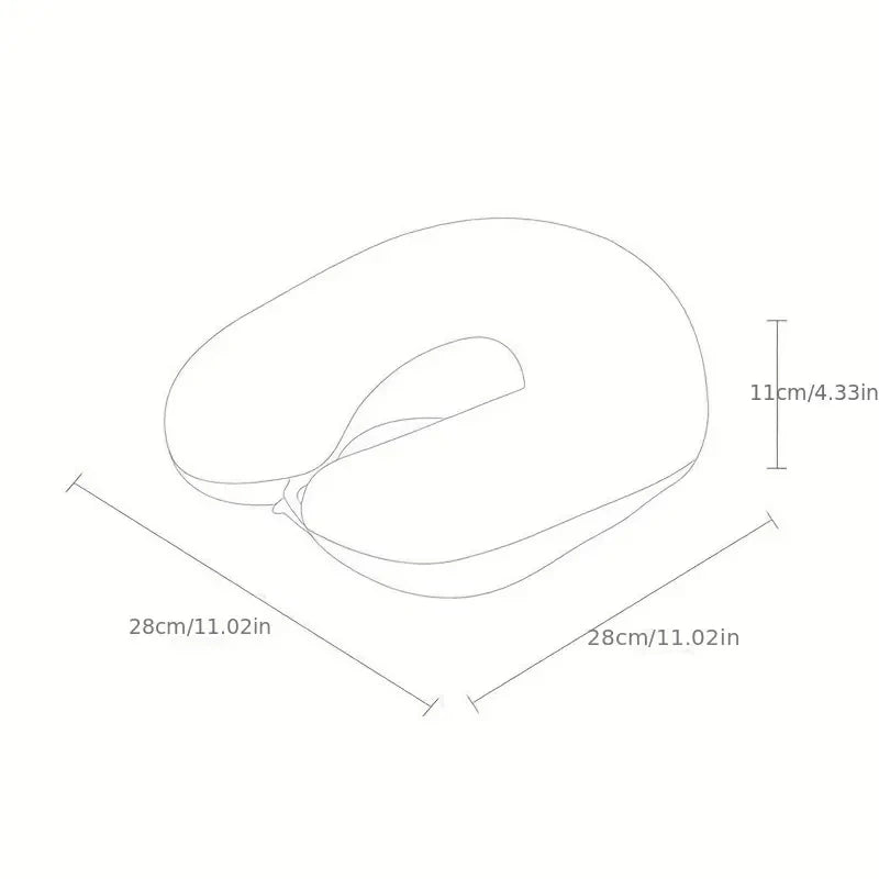 Comfortable U-Shaped Travel Neck Pillow for Fatigue Relief - Smarsty