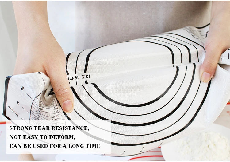 Non-Stick Silicone Baking Mat for Easy Dough Preparation - Smarsty
