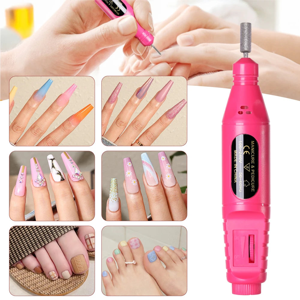 Portable 6 In 1 Electric Nail Drill Kit - Smarsty
