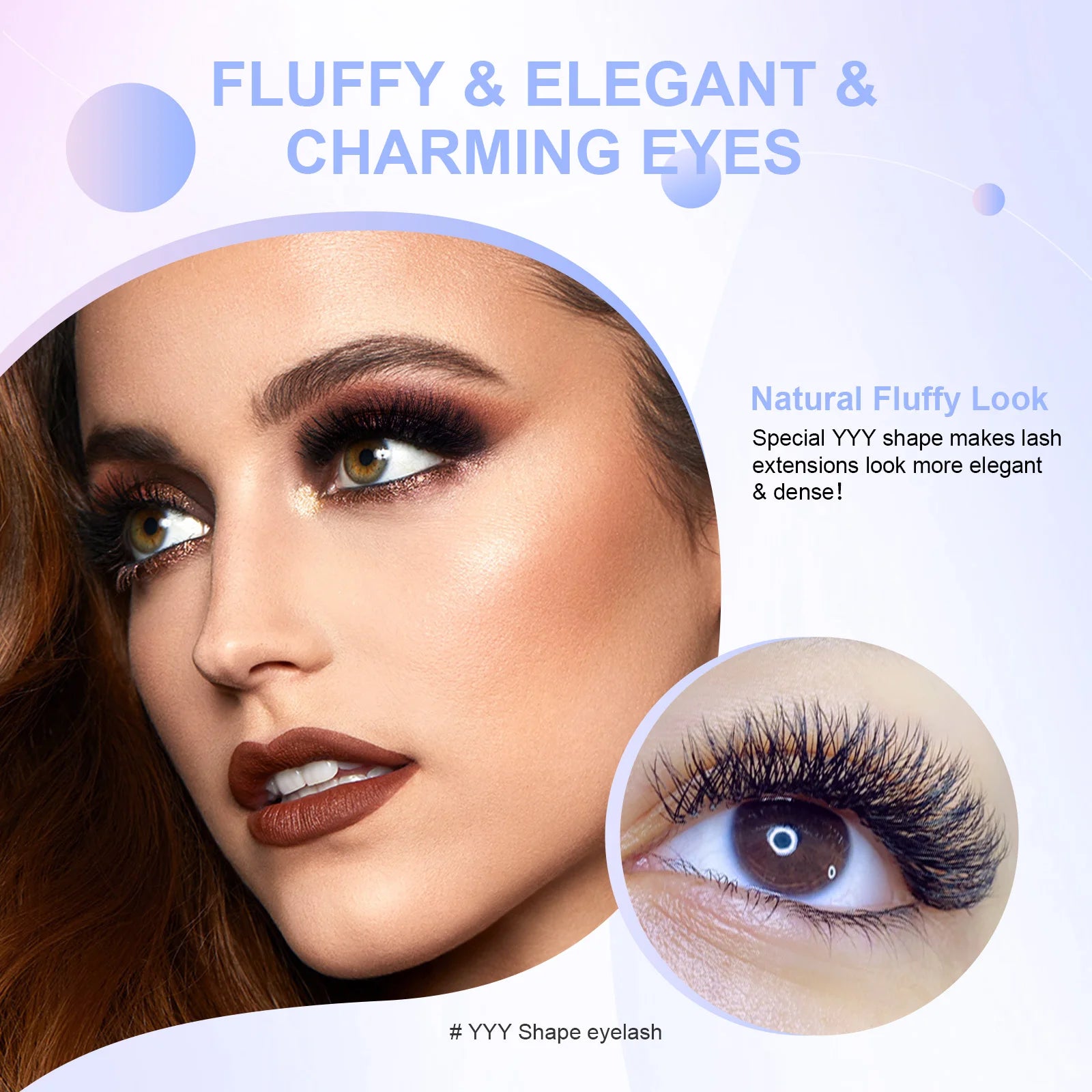 YY Shape Triple Top Eyelash Extensions for Volume - Smarsty