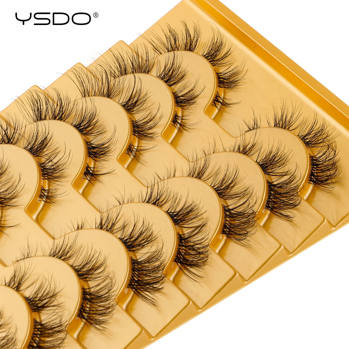 YSDO Natural Full Cat Eye False Eyelashes 3D Effect - Smarsty
