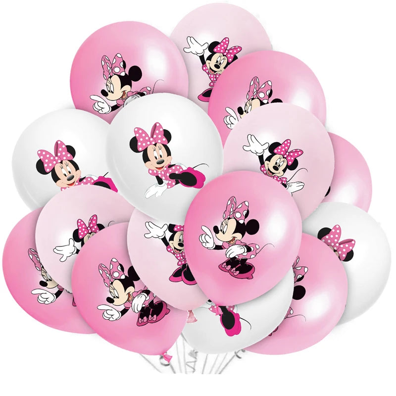 Minnie Mouse Birthday Party Disposable Tableware Set - Smarsty