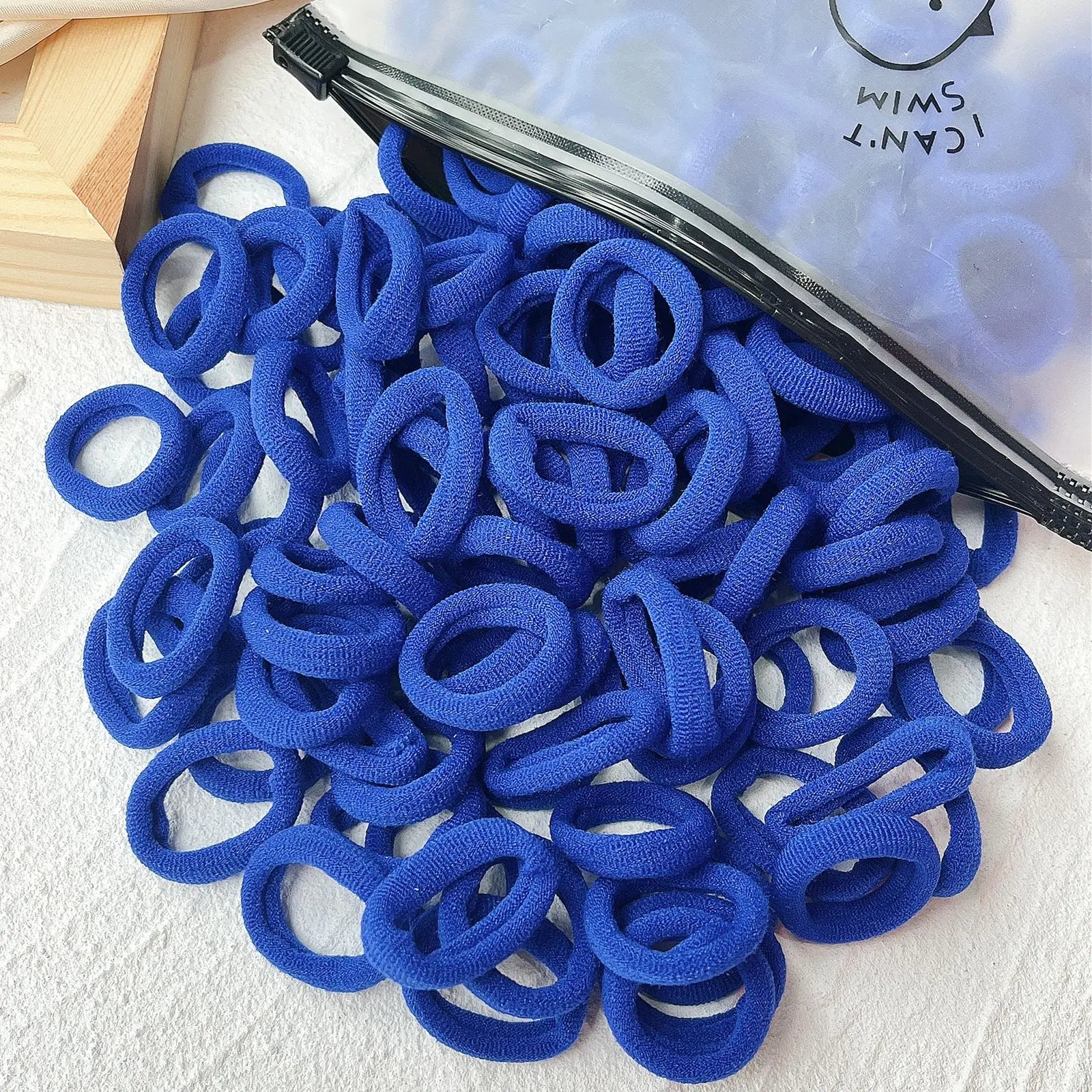 Kids Colorful Elastic Hair Bands Soft Non Slip Scrunchies - Smarsty