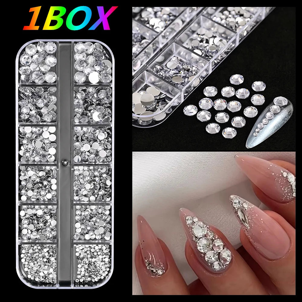 Gold Silver Caviar Bead Nail Charms for Stunning Manicures - Smarsty