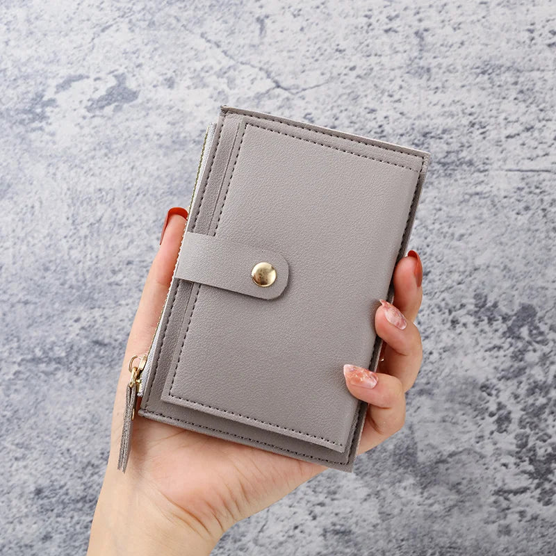 Wallet female ins students 2024 new wallet female ultra-thin card bag one small change bag clutch bag - Smarsty