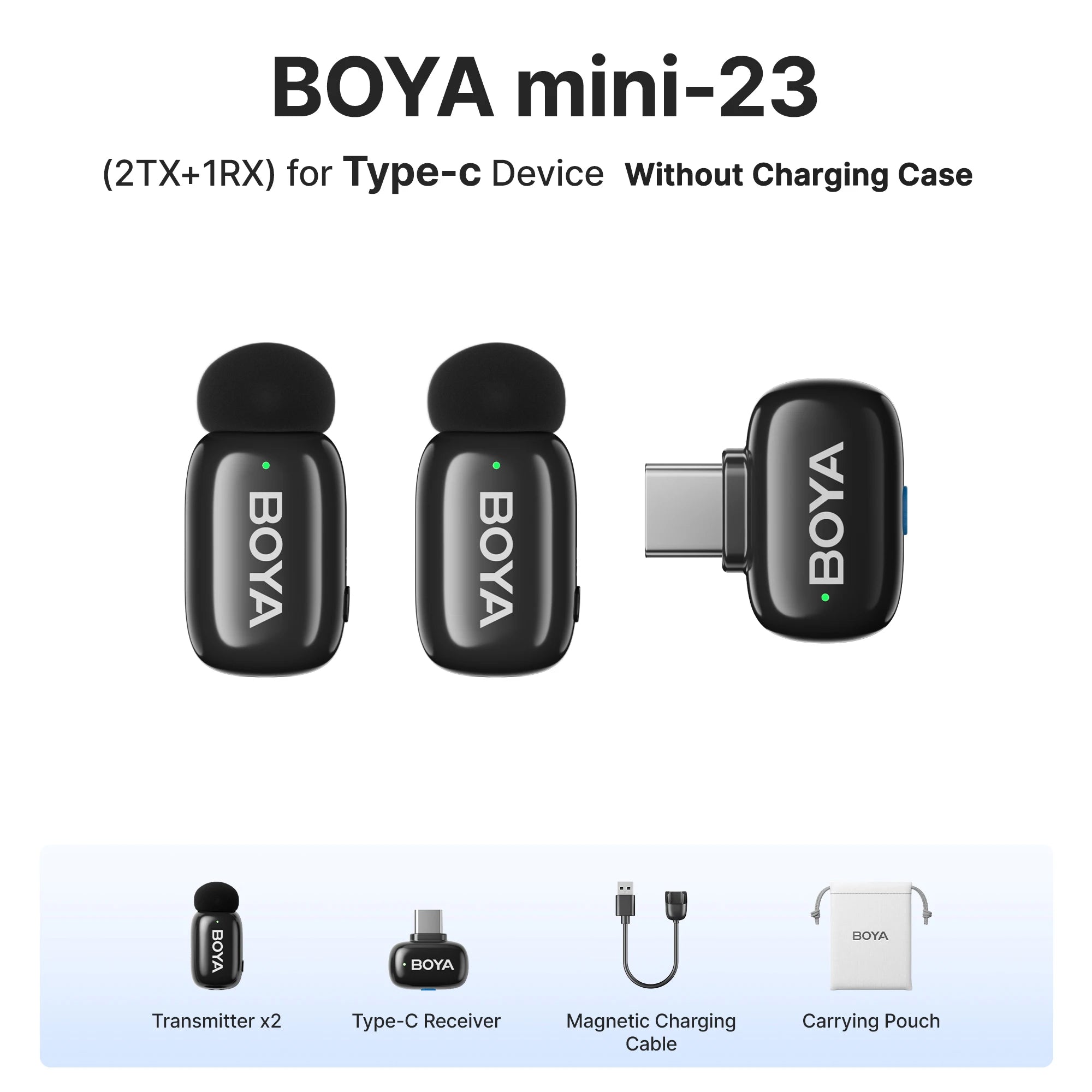 Boya Mini Wireless Lavalier Microphone for Mobile Recording - Smarsty