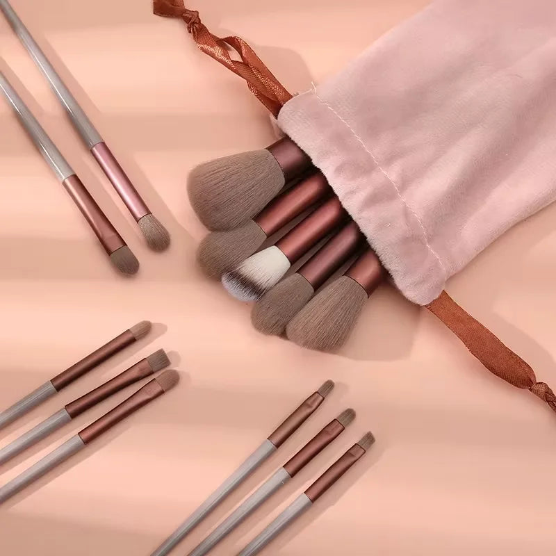 13 Piece Makeup Brushes Set for Flawless Application - Smarsty