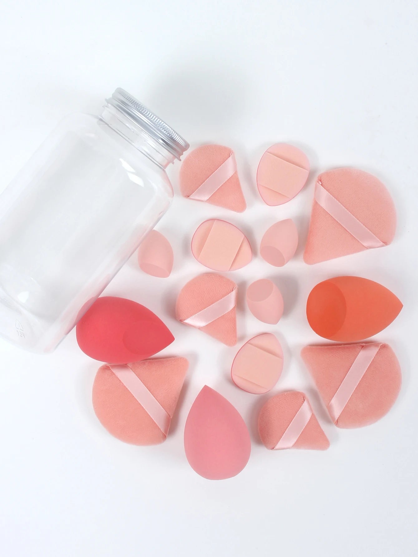 Spring Cosmetic Puff Set with Mini Makeup Eggs and Cushions - Smarsty