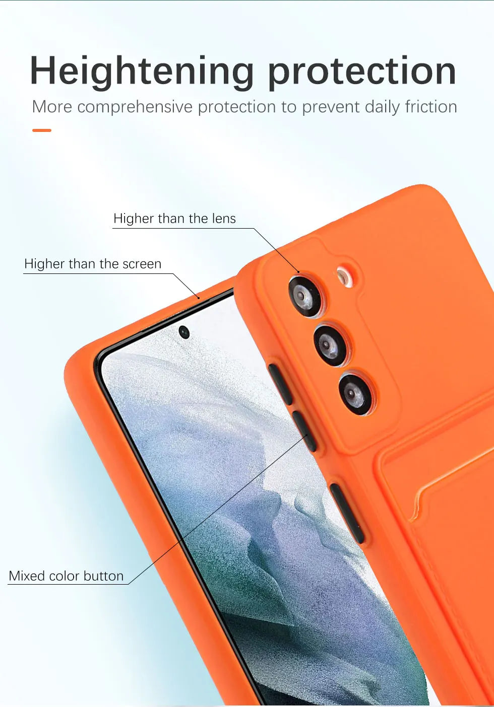 Card Slot Wallet Phone Case For Galaxy S Series Shockproof - Smarsty