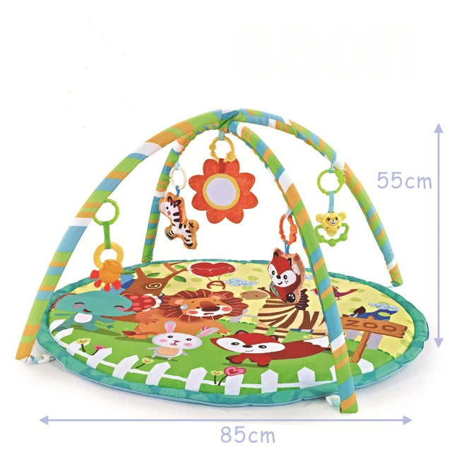 Educational Fitness Frame For Children Play Mat Rack Crawling Blanket Infant Play Rug Gift Kids Activity Mat Gym Baby Toys by Smarsty