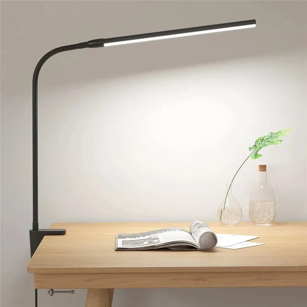 Dimmable LED Clip Desk Lamp for Reading - Smarsty