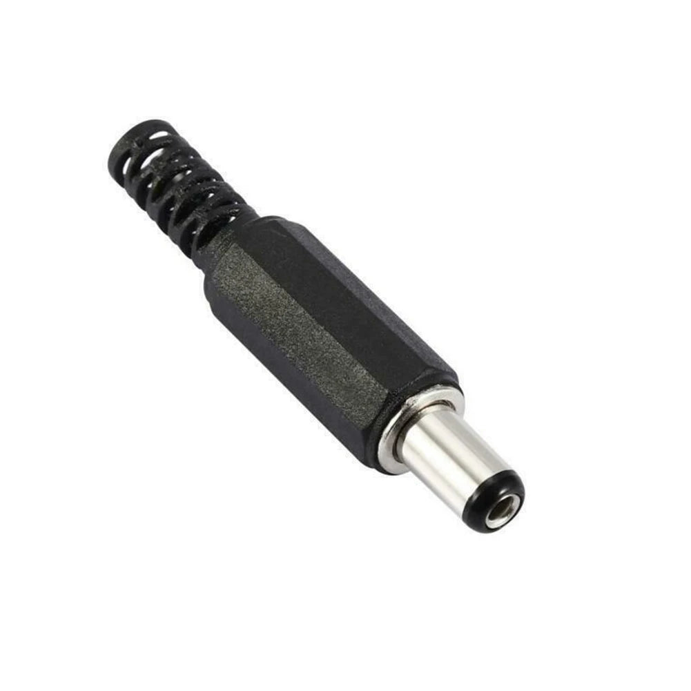 5 Pair DC 12V Male Female Socket Panel Mount Barrels Jack Plug Power Connector Female Jack Screw Nut Panel Mount Connector