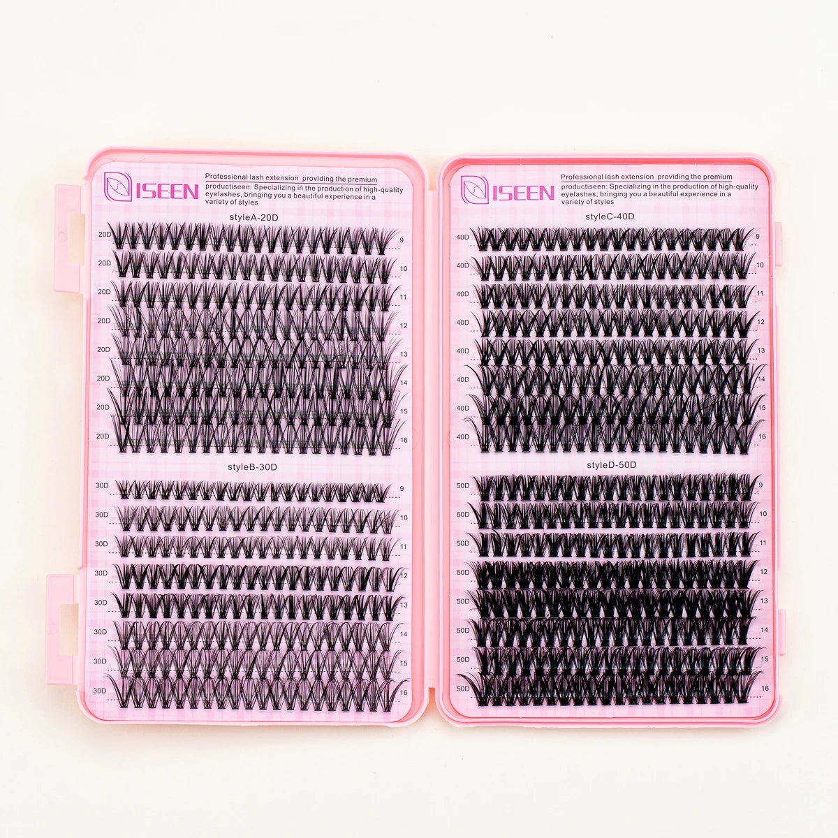 ISEEN DIY Segmented False Eyelash Set with Glue - Smarsty