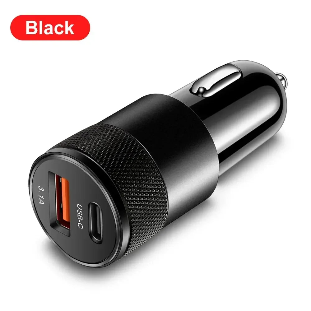 USB Type C Car Charger With Fast Charging For Phones - Smarsty