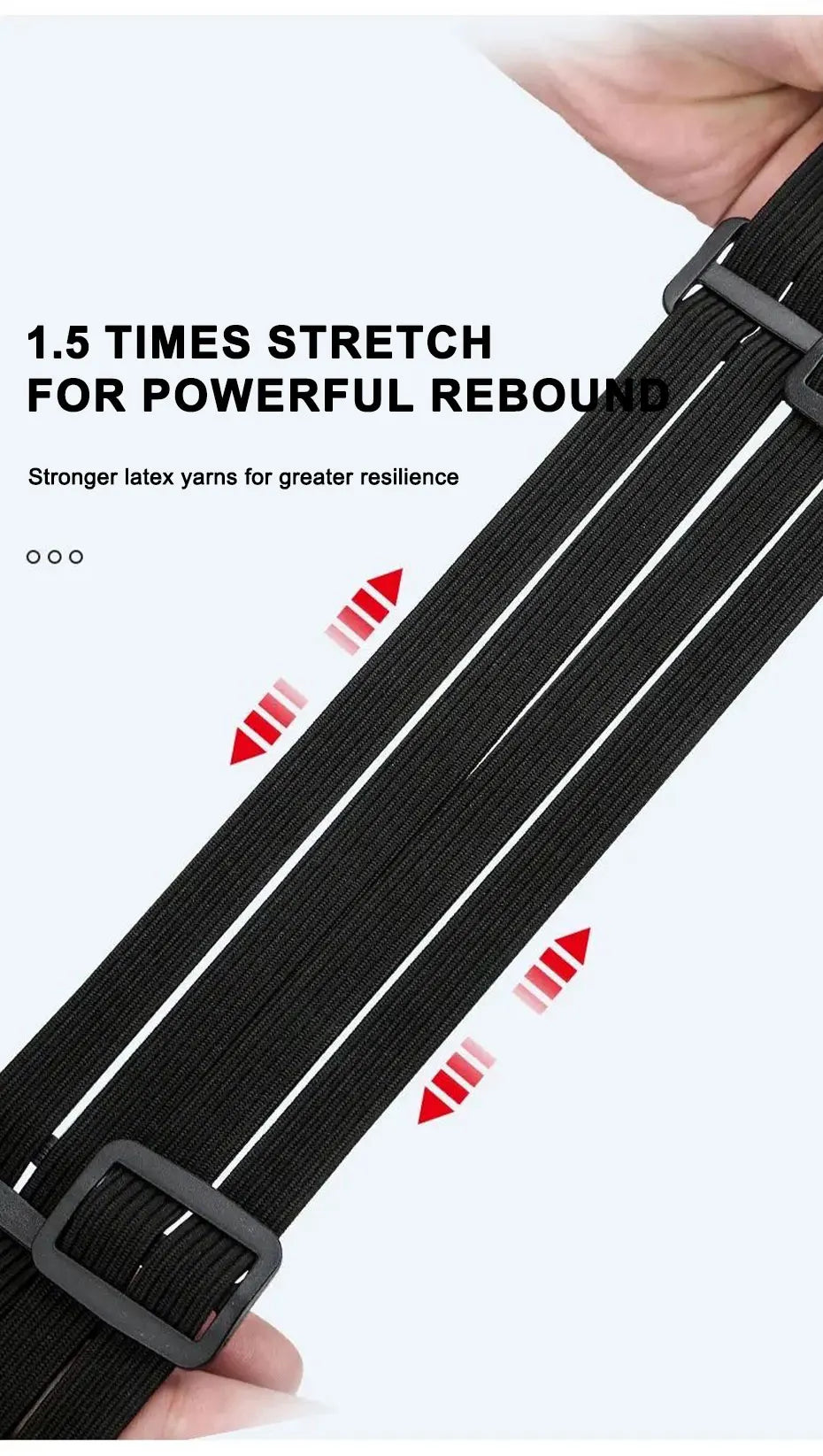 SEAMETAL Motorcycle Back Seat Helmet Strips Elastic Rope Motorcycle Helmet Fixed Strap Adjustment Fix Rope Goods Strap 60cm/90cm - Smarsty