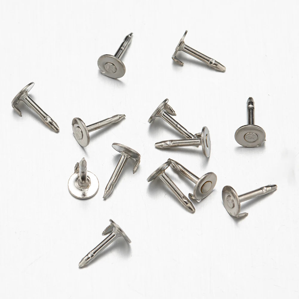 100Pc Metal Locking Pin Backs Secure Brooch Bases Pack - Smarsty