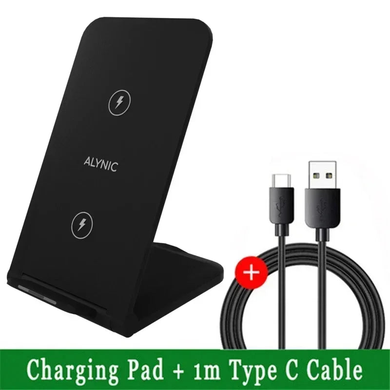 Fast Wireless Charging Desk Stand for All Smartphones - Smarsty