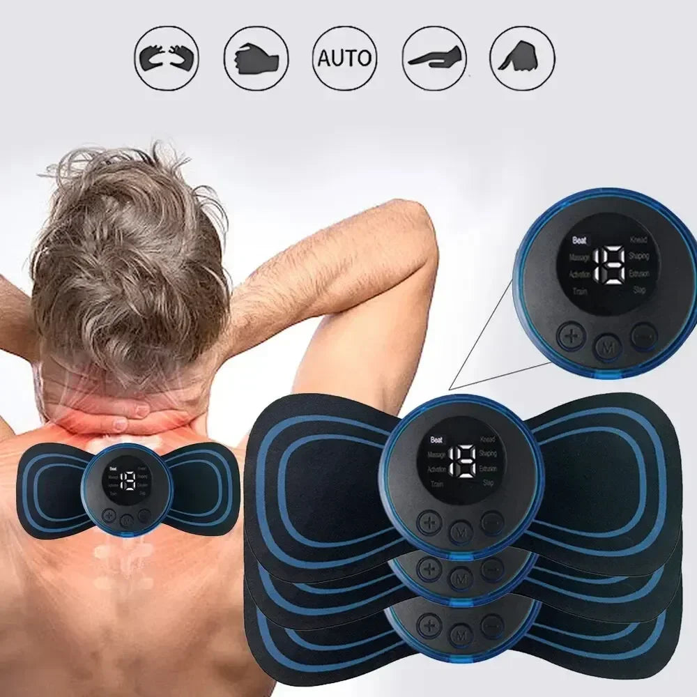 Rechargeable Neck Massager with Customizable Modes for Pain Relief - Smarsty