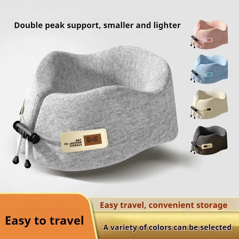 Memory Foam U-Shaped Travel Pillow for Neck Support - Smarsty